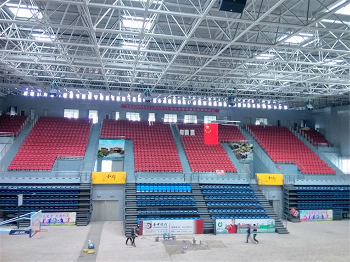 临沧电厂体育馆网架加工